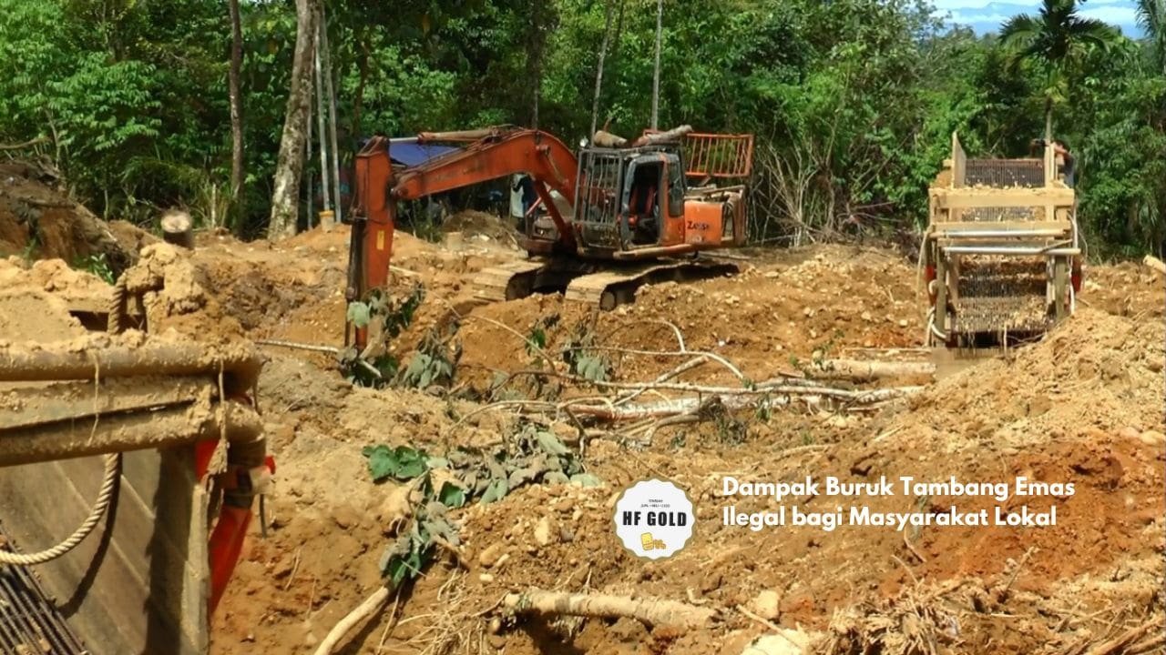 Dampak Buruk Tambang Emas Ilegal bagi Masyarakat Lokal