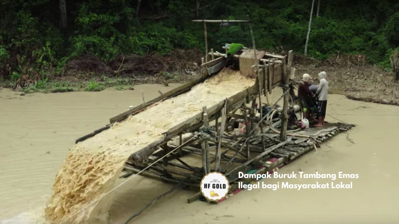 Dampak Buruk Tambang Emas Ilegal bagi Masyarakat Lokal