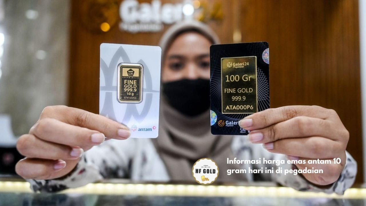 Informasi harga emas antam 10 gram hari ini di pegadaian
