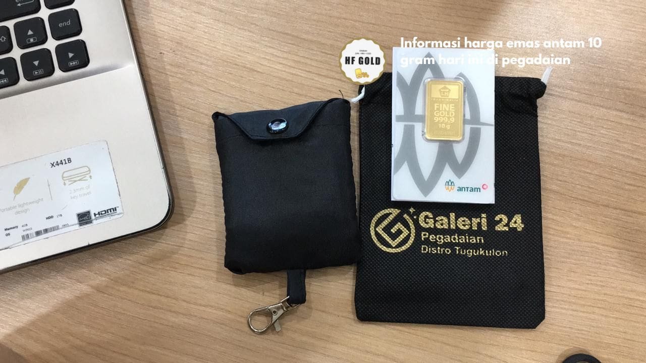 Informasi harga emas antam 10 gram hari ini di pegadaian