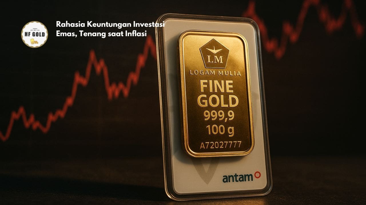 Rahasia Keuntungan Investasi Emas, Tenang saat Inflasi