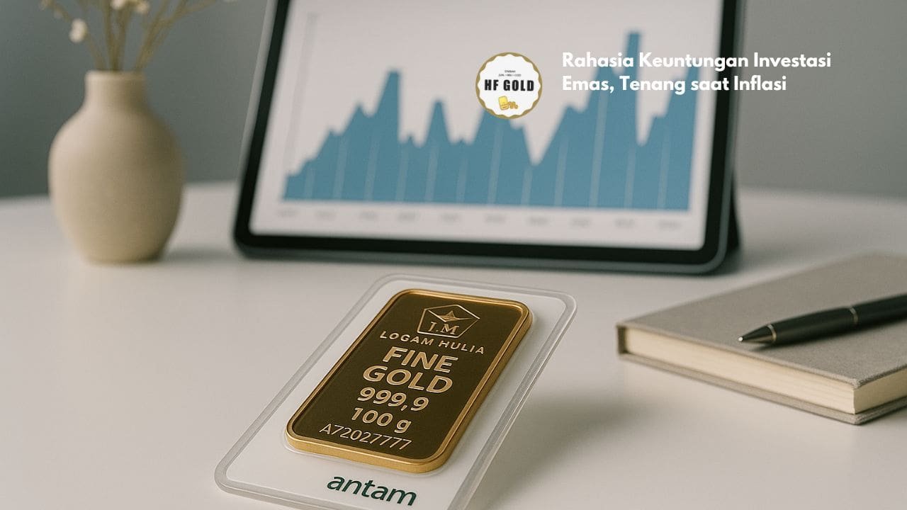 Rahasia Keuntungan Investasi Emas, Tenang saat Inflasi