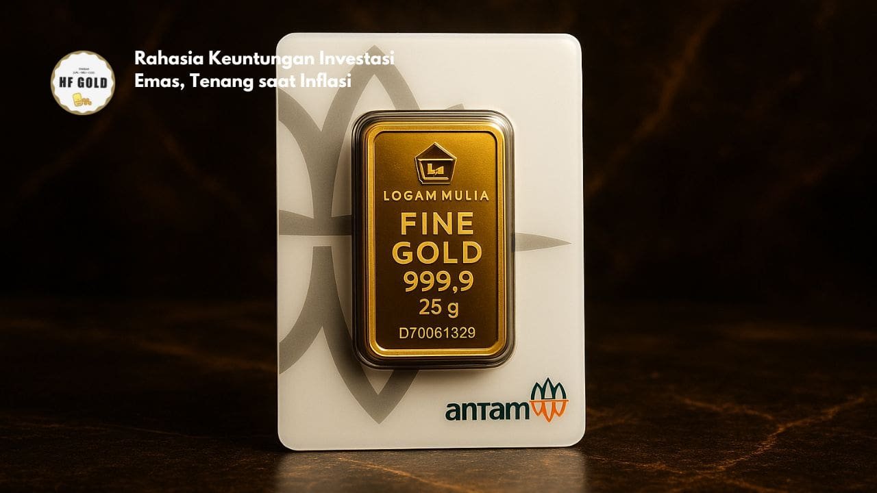 Rahasia Keuntungan Investasi Emas, Tenang saat Inflasi