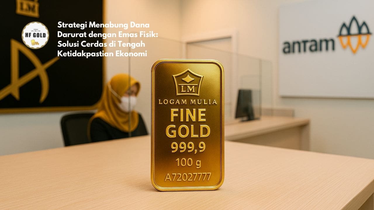 Strategi Menabung Dana Darurat dengan Emas Fisik: Solusi Cerdas di Tengah Ketidakpastian Ekonomi