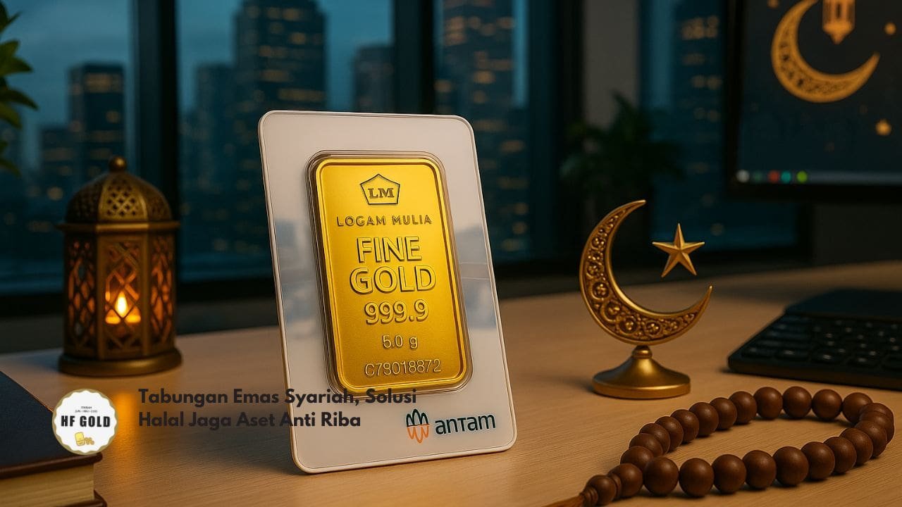 Tabungan Emas Syariah, Solusi Halal Jaga Aset Anti Riba
