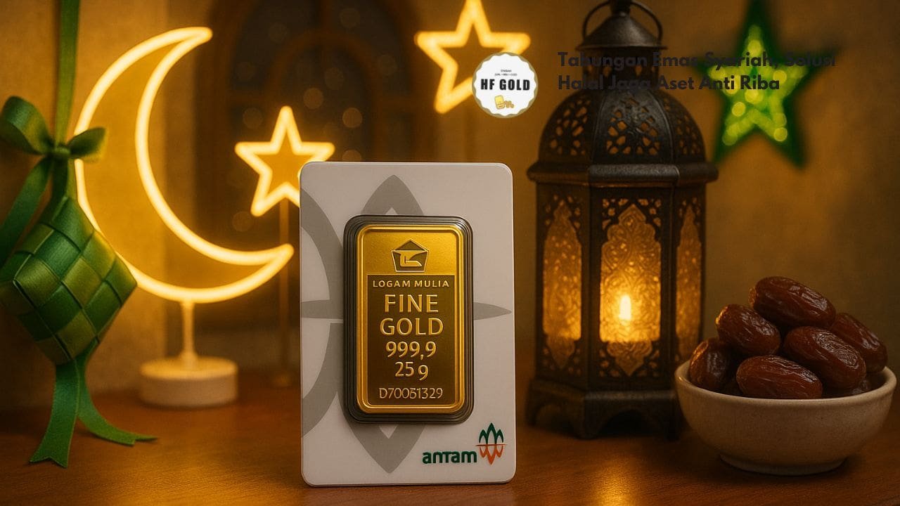Tabungan Emas Syariah, Solusi Halal Jaga Aset Anti Riba