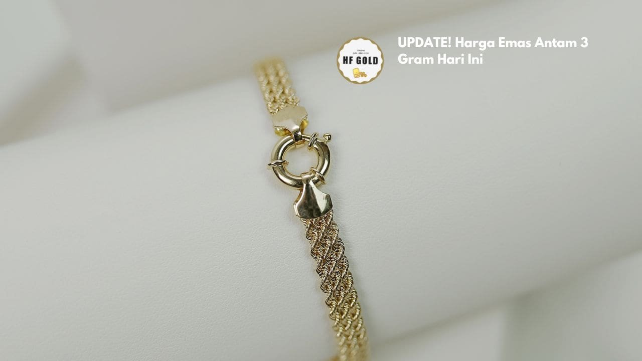 UPDATE! Harga Emas Antam 3 Gram Hari Ini