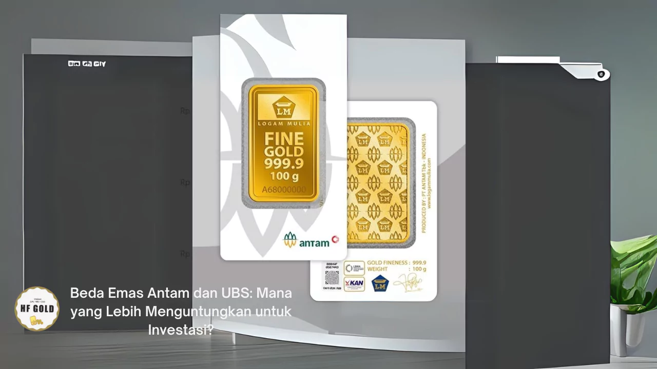 Beda Emas Antam dan UBS