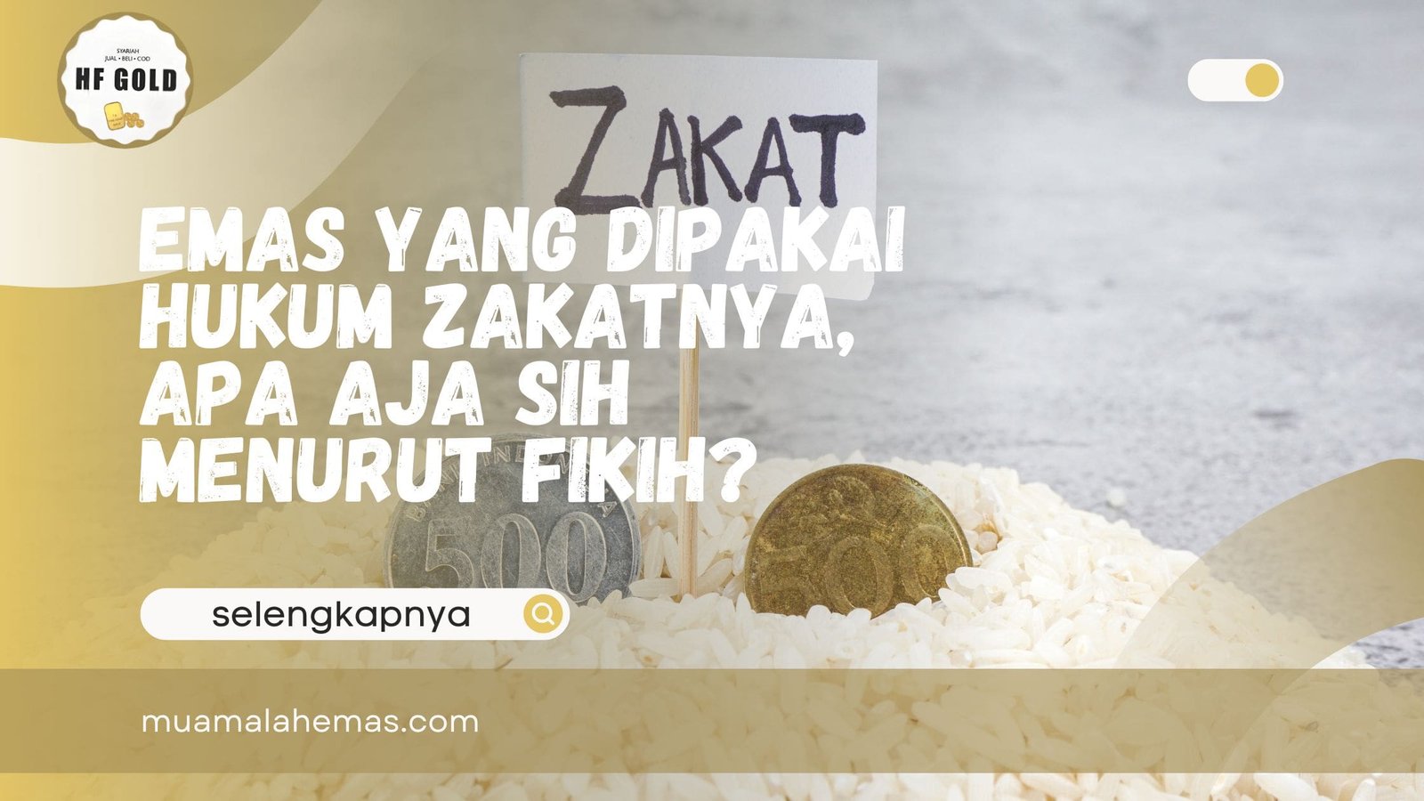 emas yang dipakai hukum zakatnya